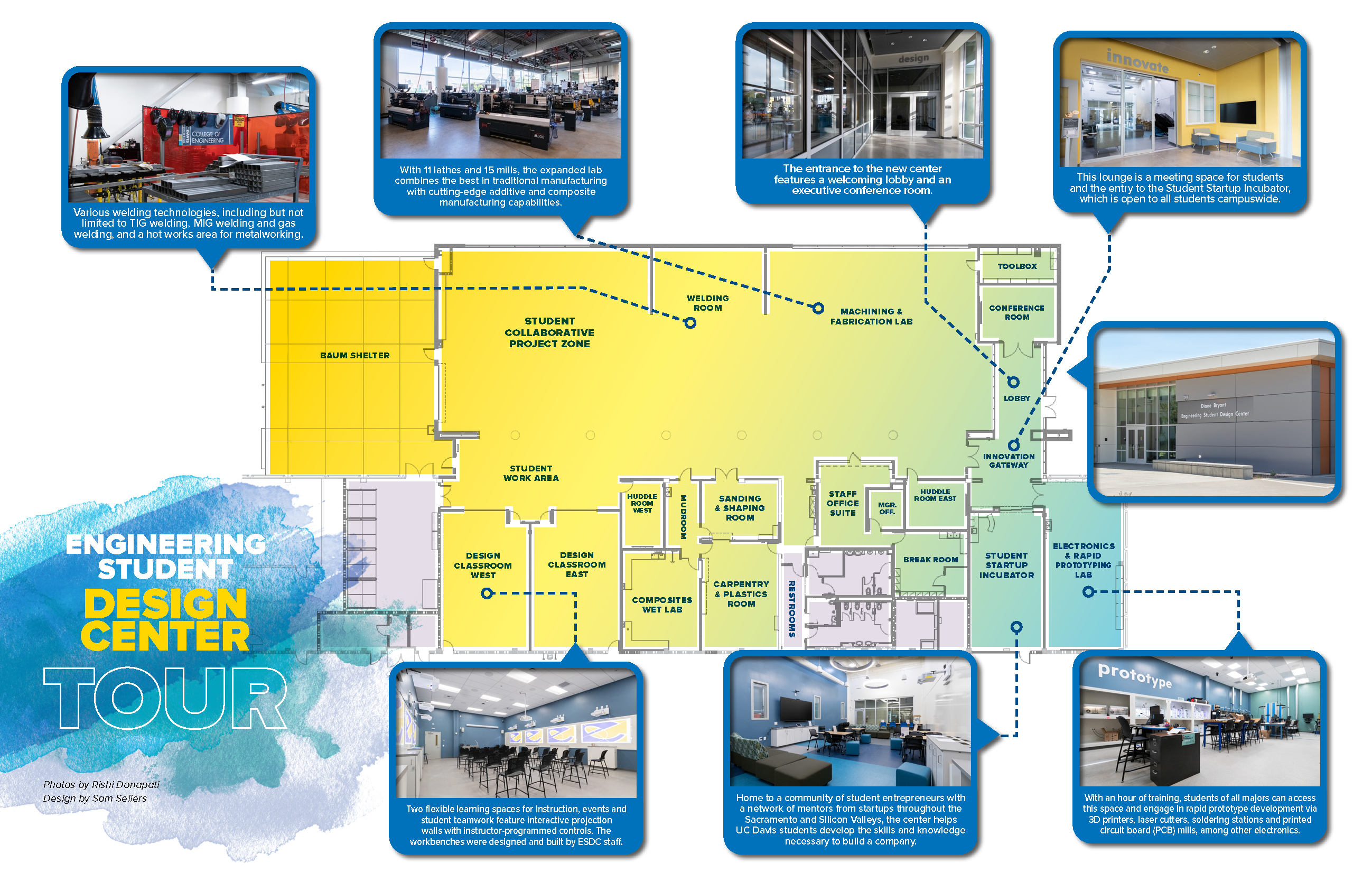 Graphic of ESDC floorplan