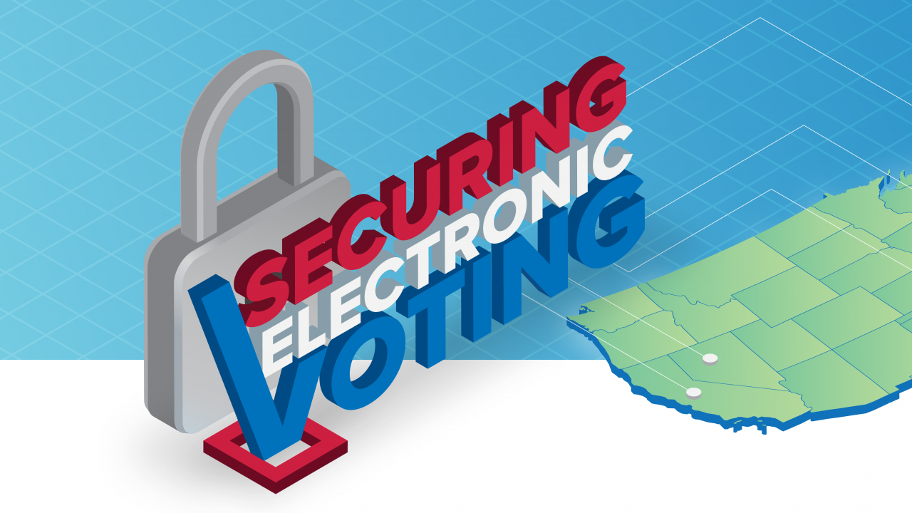 Securing Electronic Voting banner.